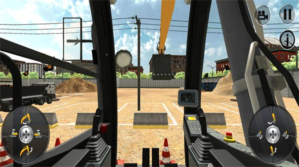 泥沙挖掘机模拟器-游戏截图3
